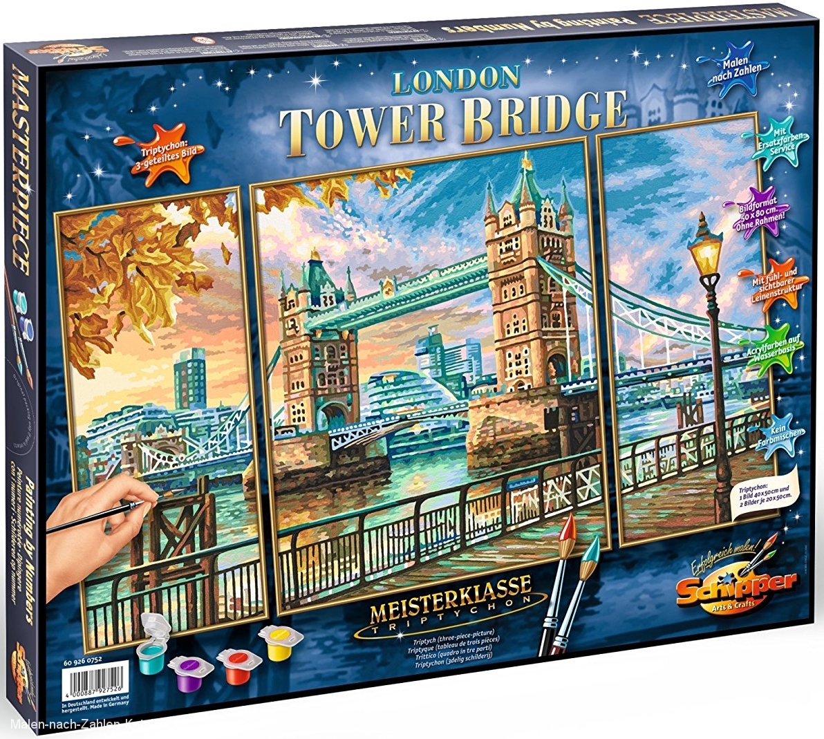 London Tower Bridge - Malen-nach-Zahlen-Katalog